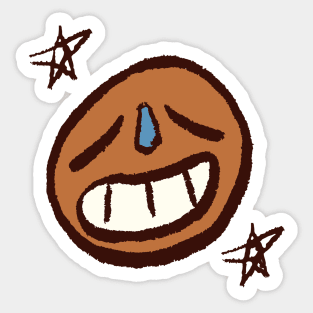 Star Face Sticker